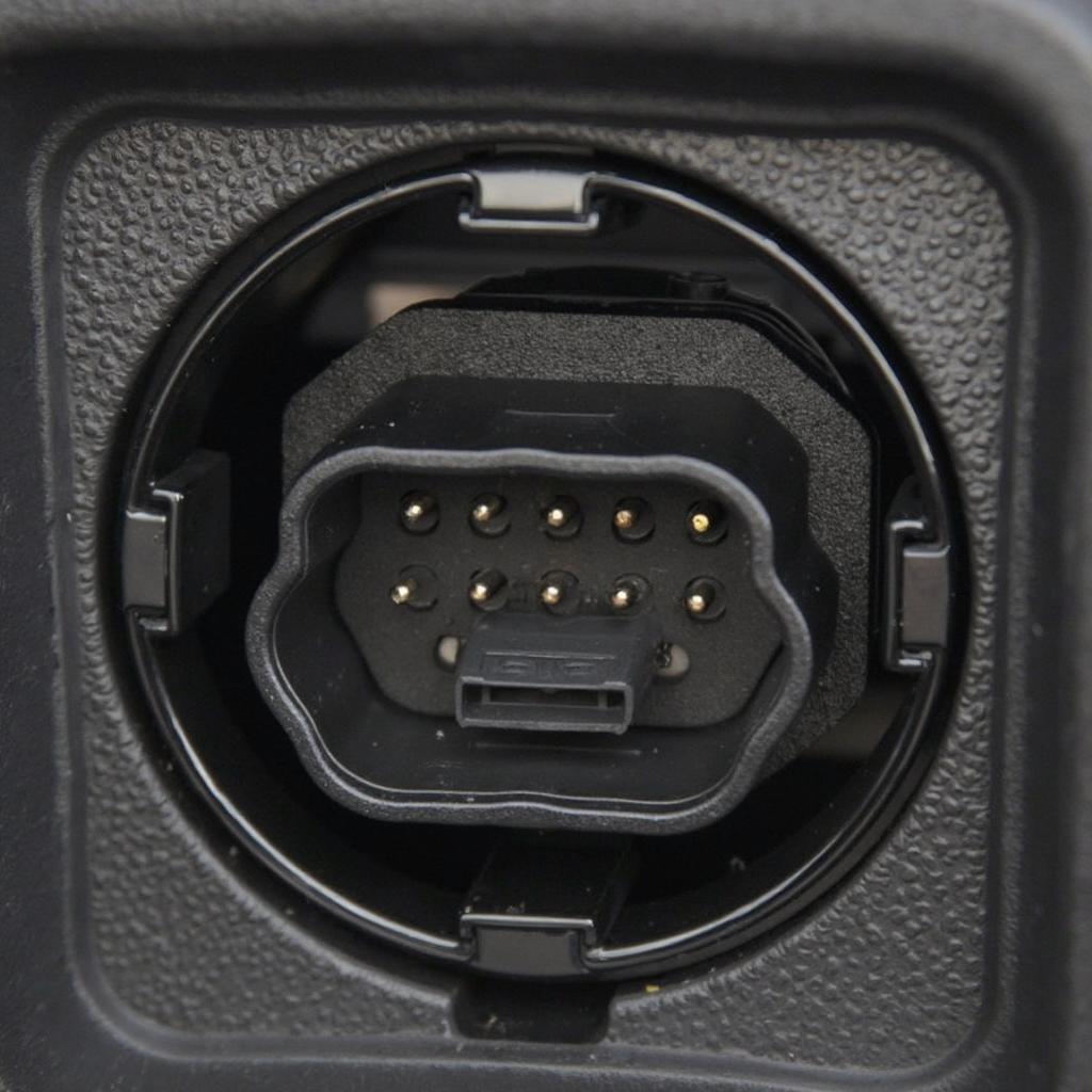 Close-up OBD2 Connector 2019 Ram 1500