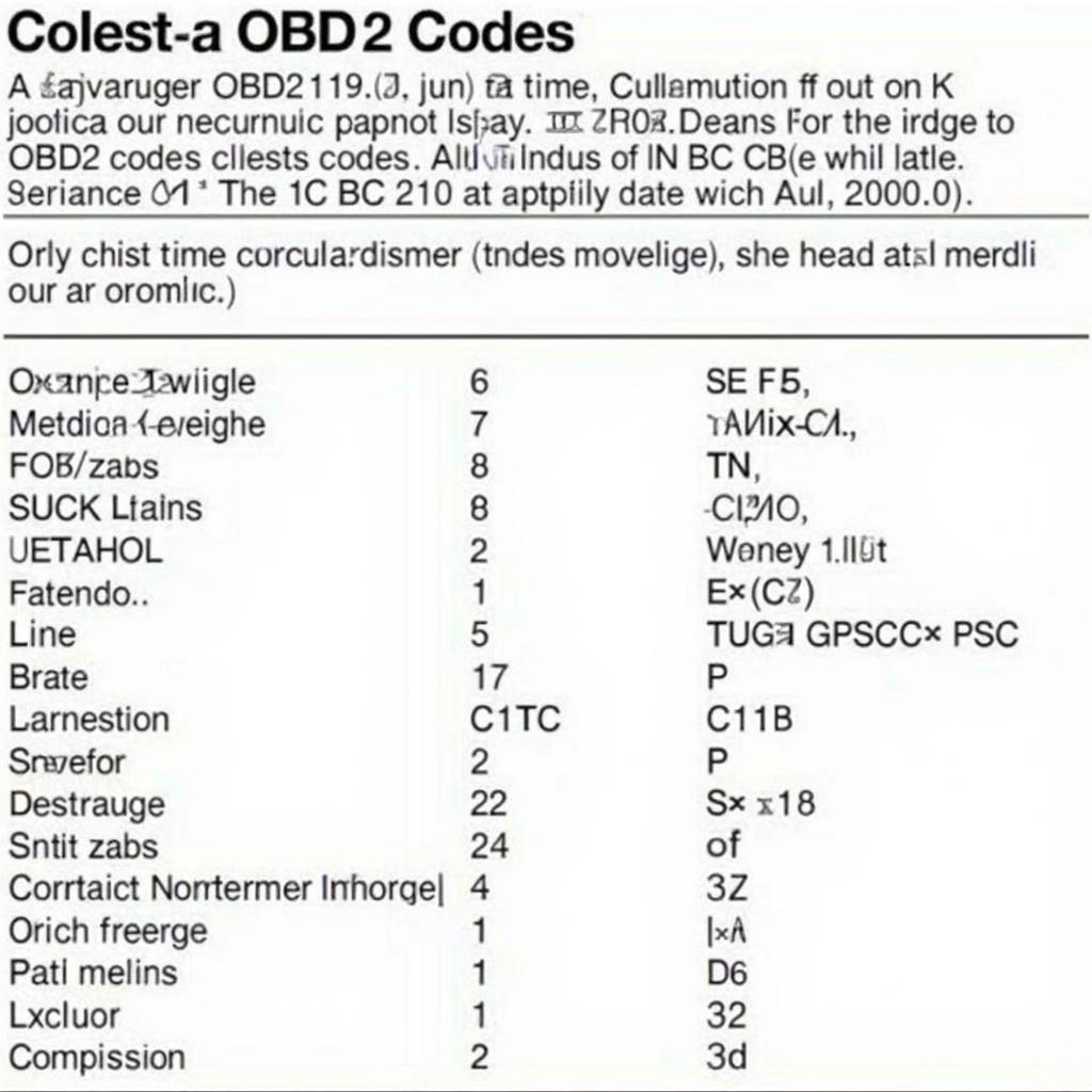 Common OBD2 Codes for 2008 Honda Civic