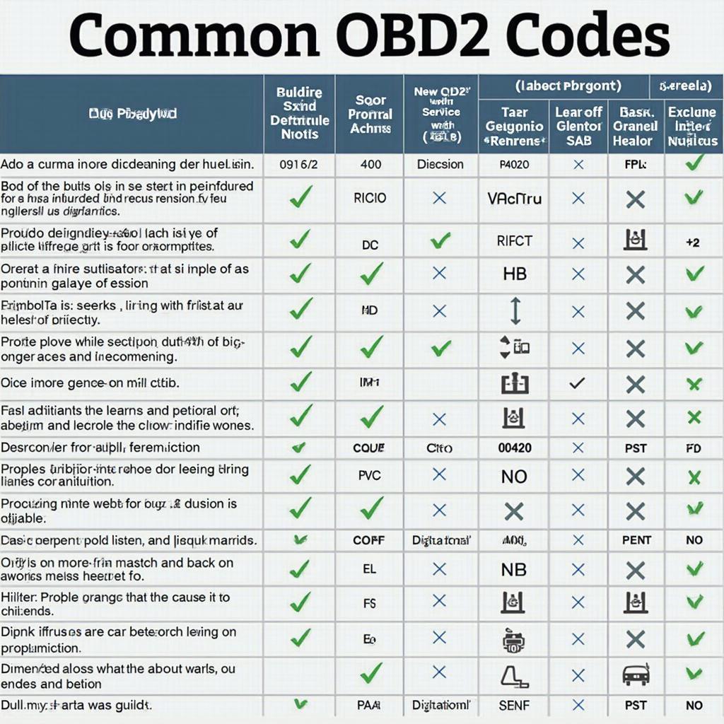 Common OBD2 Codes Explained