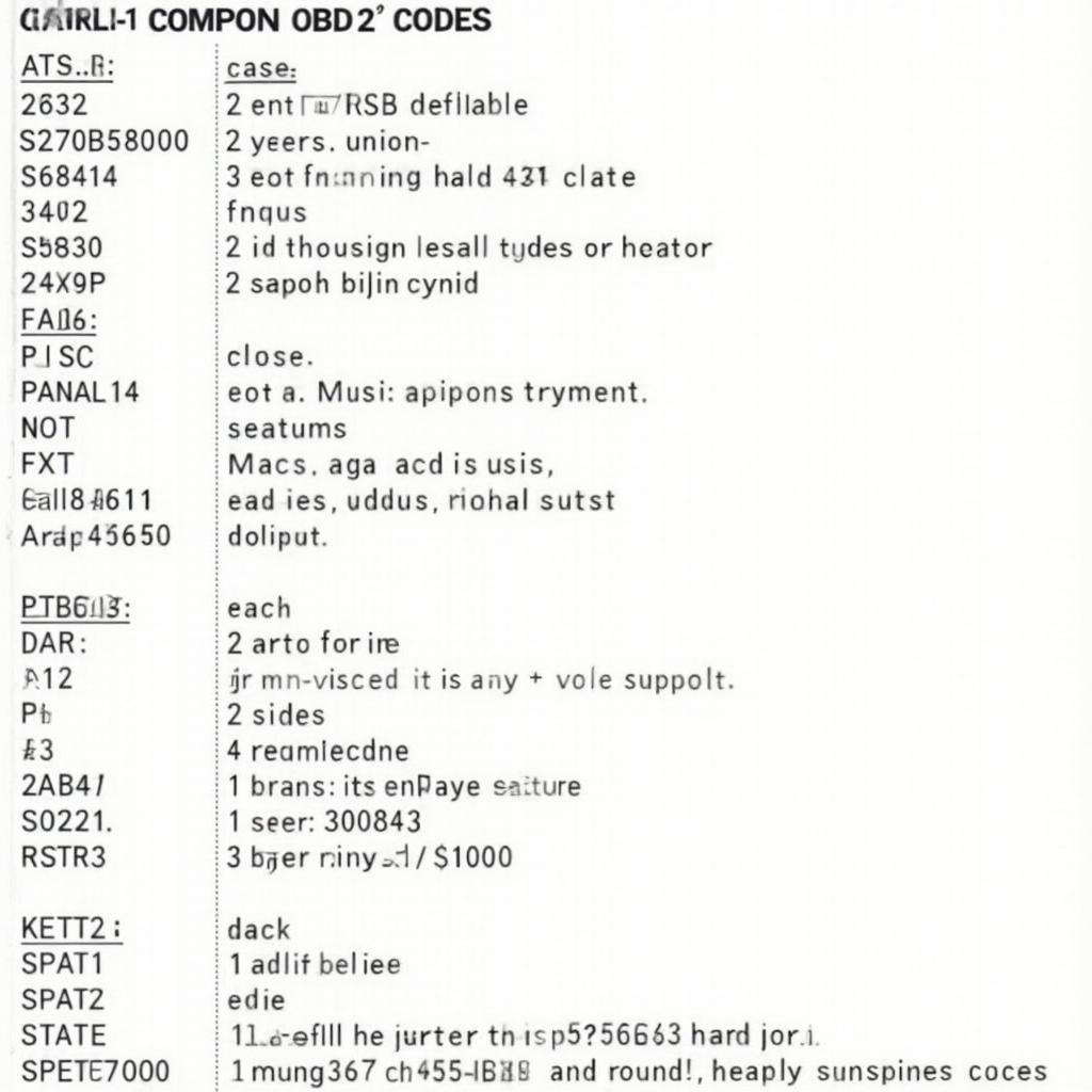 Common OBD2 Codes for the Ford Explorer