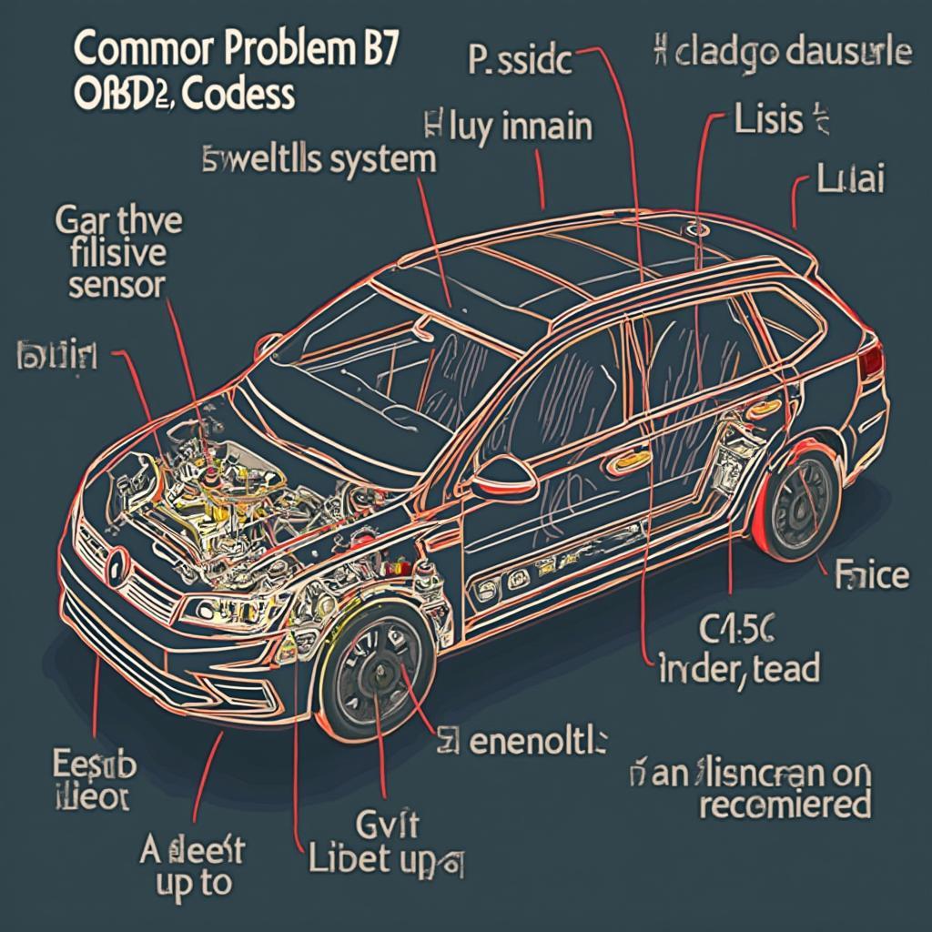 Common OBD2 Problems in a Passat B7 - Diagram