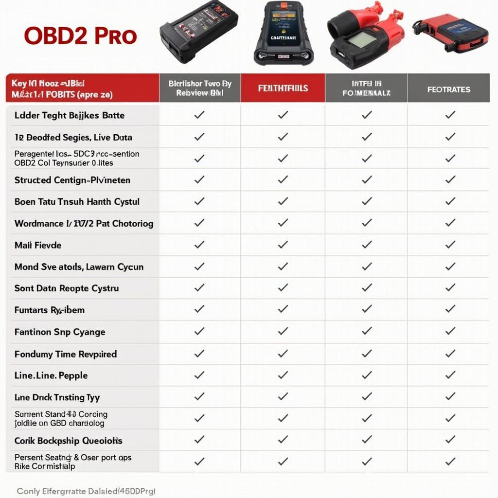 Comparison of Craftsman OBD2 Pro with Other Scanners