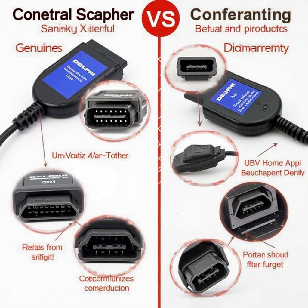 Comparing Genuine and Counterfeit Delphi OBD2 Scanners