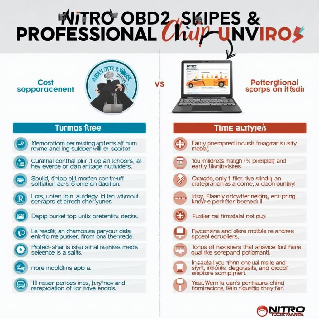 Comparison of Nitro OBD2 vs. Professional Chip Tuning