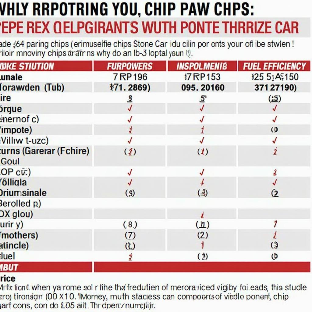 Comparing Performance Chips for Different Car Models