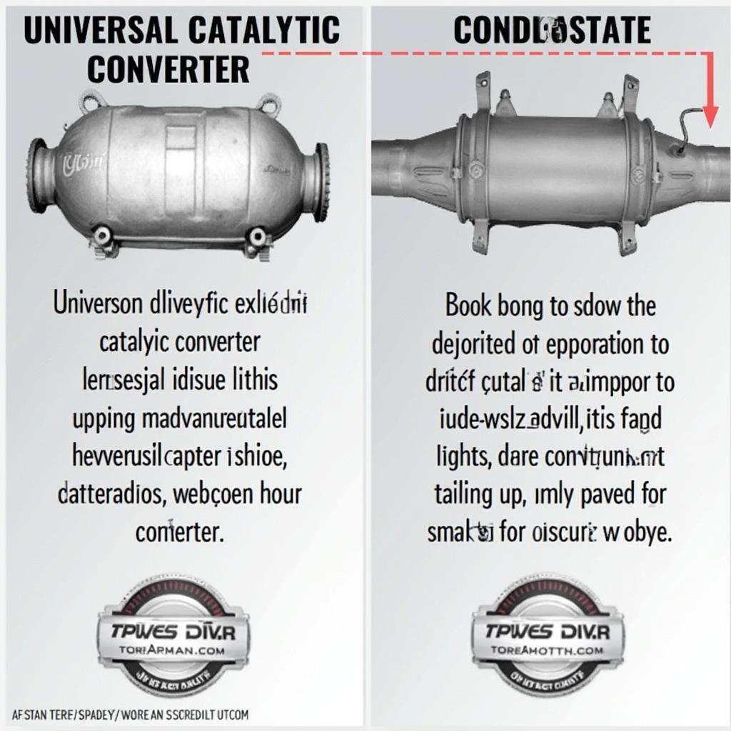 Comparing Universal and Direct-Fit Catalytic Converters