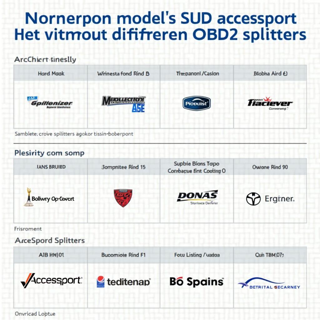 Compatible OBD2 Splitter and Accessport Models