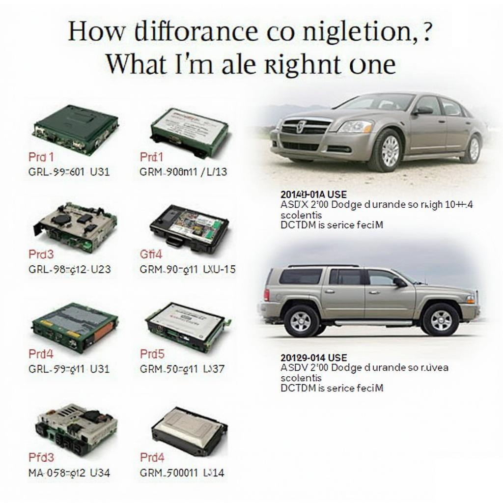 Compatible PCM for 2004 Dodge Durango