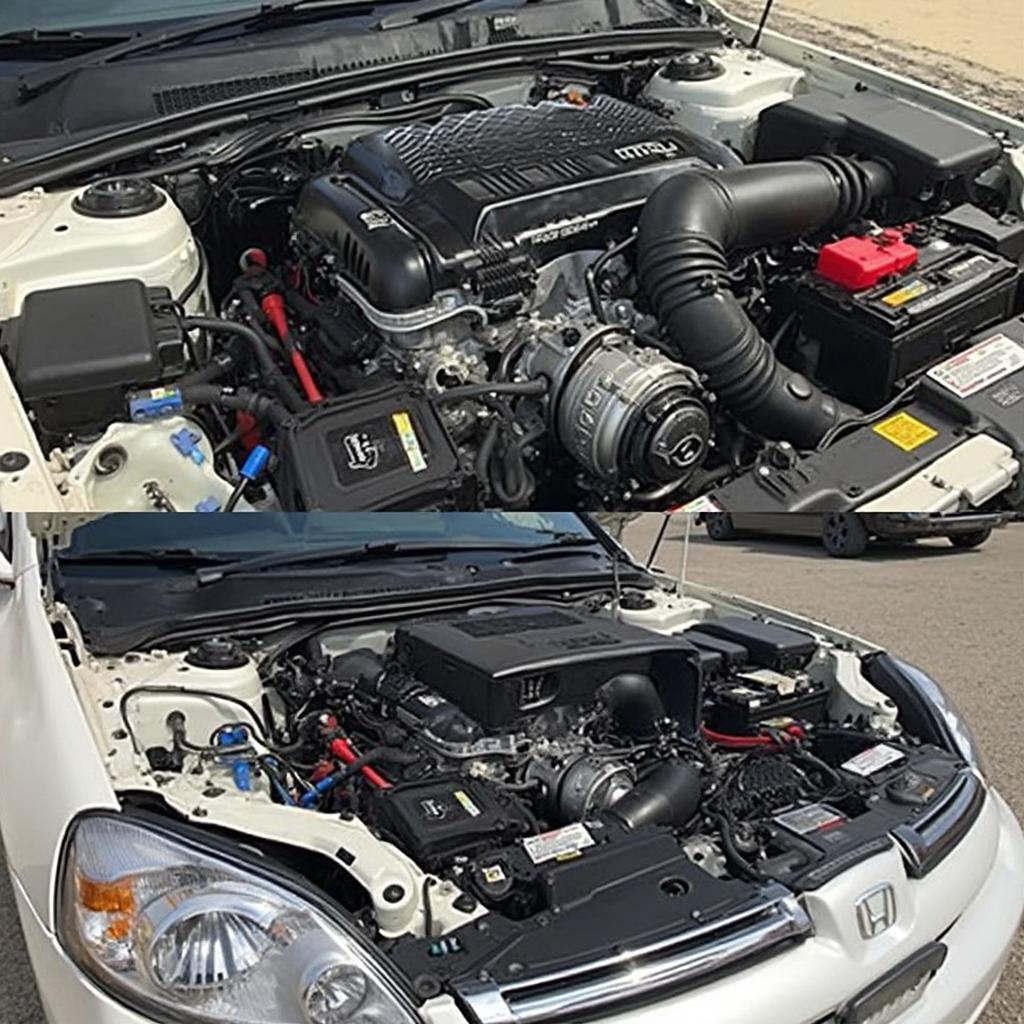 Completed Honda B Series OBD2 Engine Swap