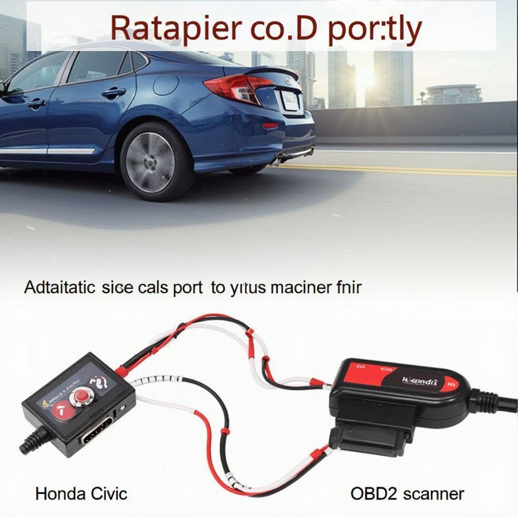 Connecting OBD1 to OBD2 Adapter in a Honda Civic