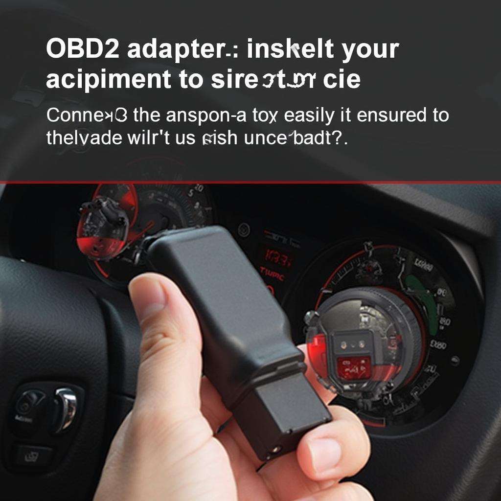 Connecting OBD2 Adapter to Car's Port