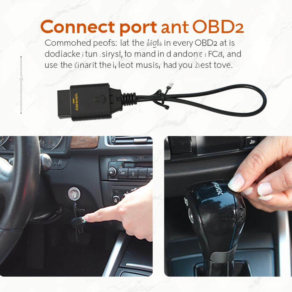 Connecting OBD2 Adapter to Car Port