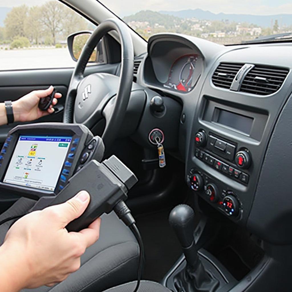 Connecting an OBD2 Scanner to a 2004 Suzuki Aerio