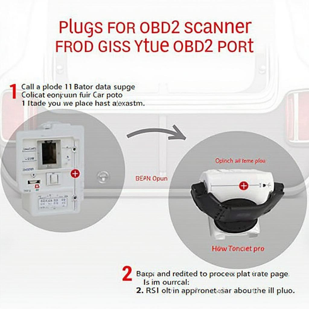 Connecting the OBD2 Scanner to the Port