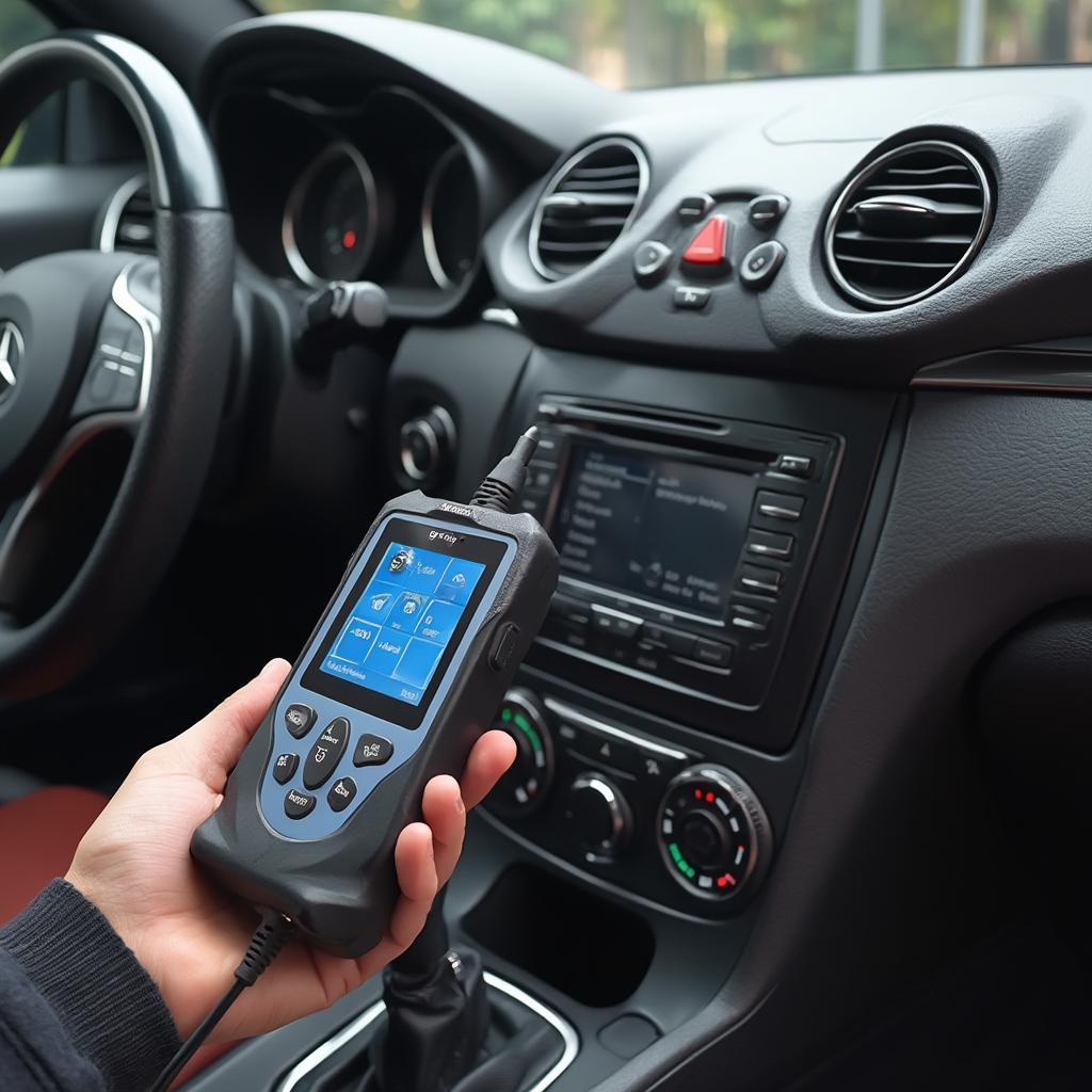 Connecting an OBD2 Scanner to a Mercedes SLK