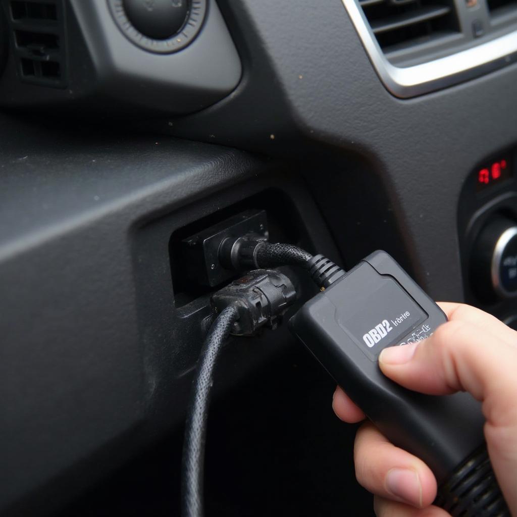 Connecting OBD2 Scanner to a Car