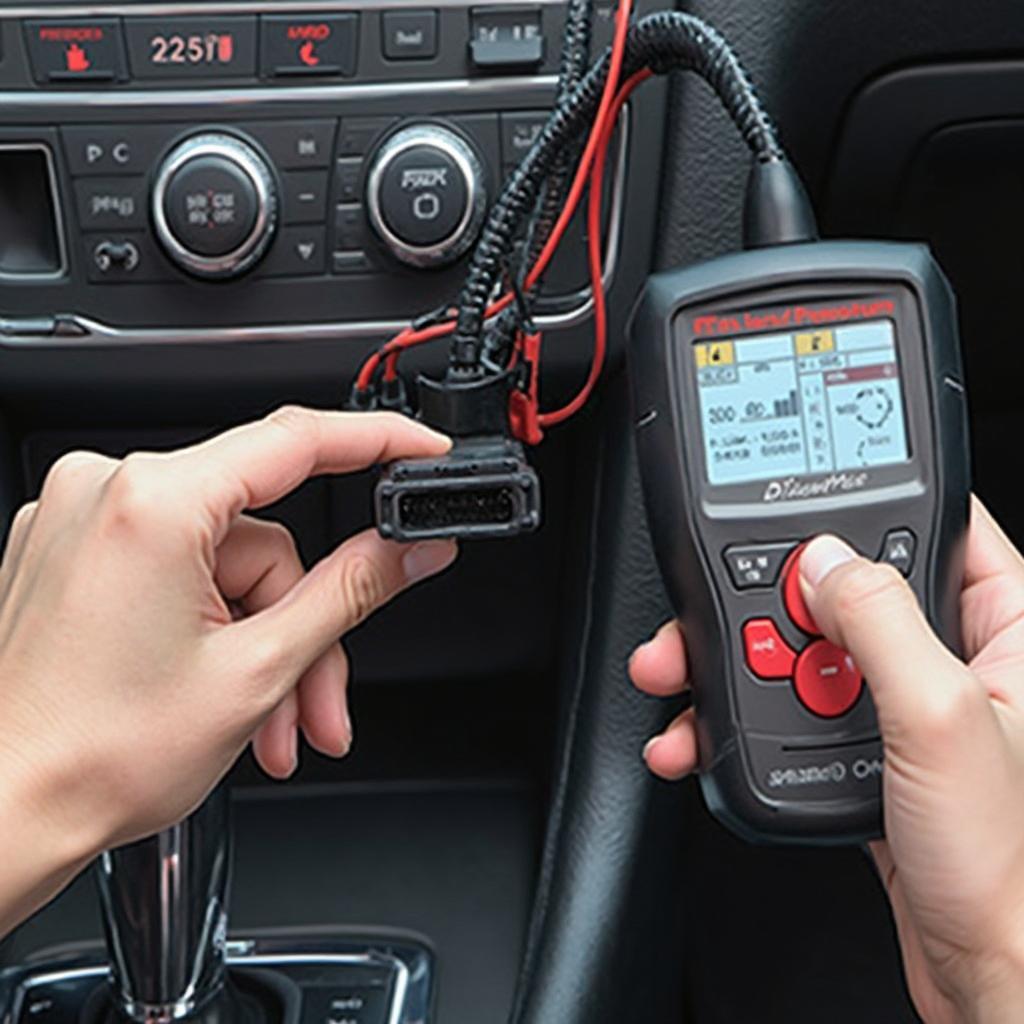 Connecting an OBD2 Scanner to a Car's OBD2 Port