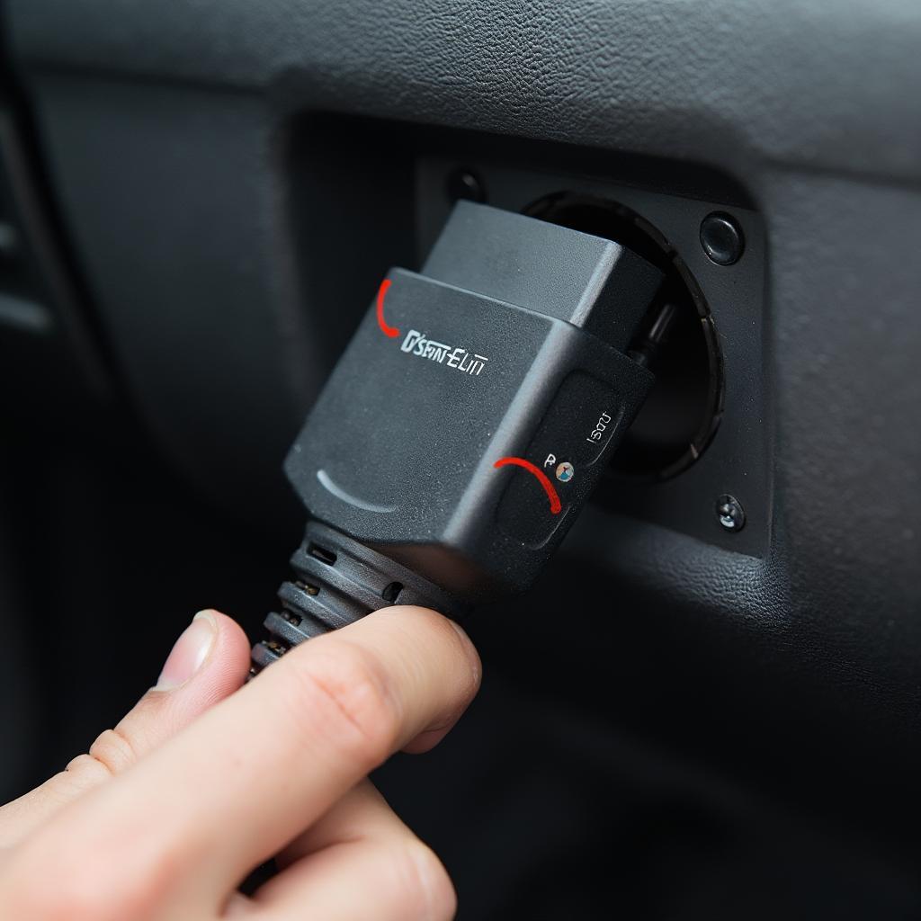 Connecting a Progressive OBD2 Plug to a Car's OBD2 Port