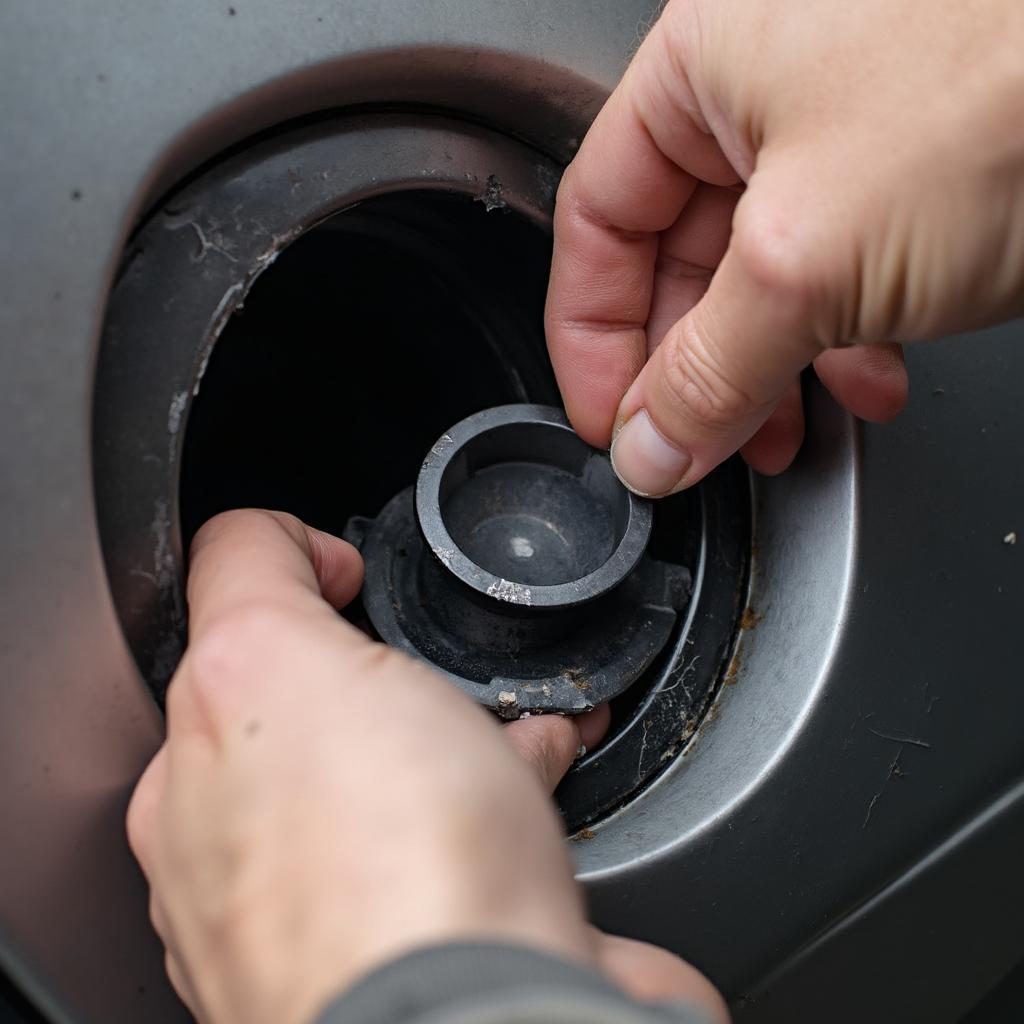 Correctly Tightening a Gas Cap