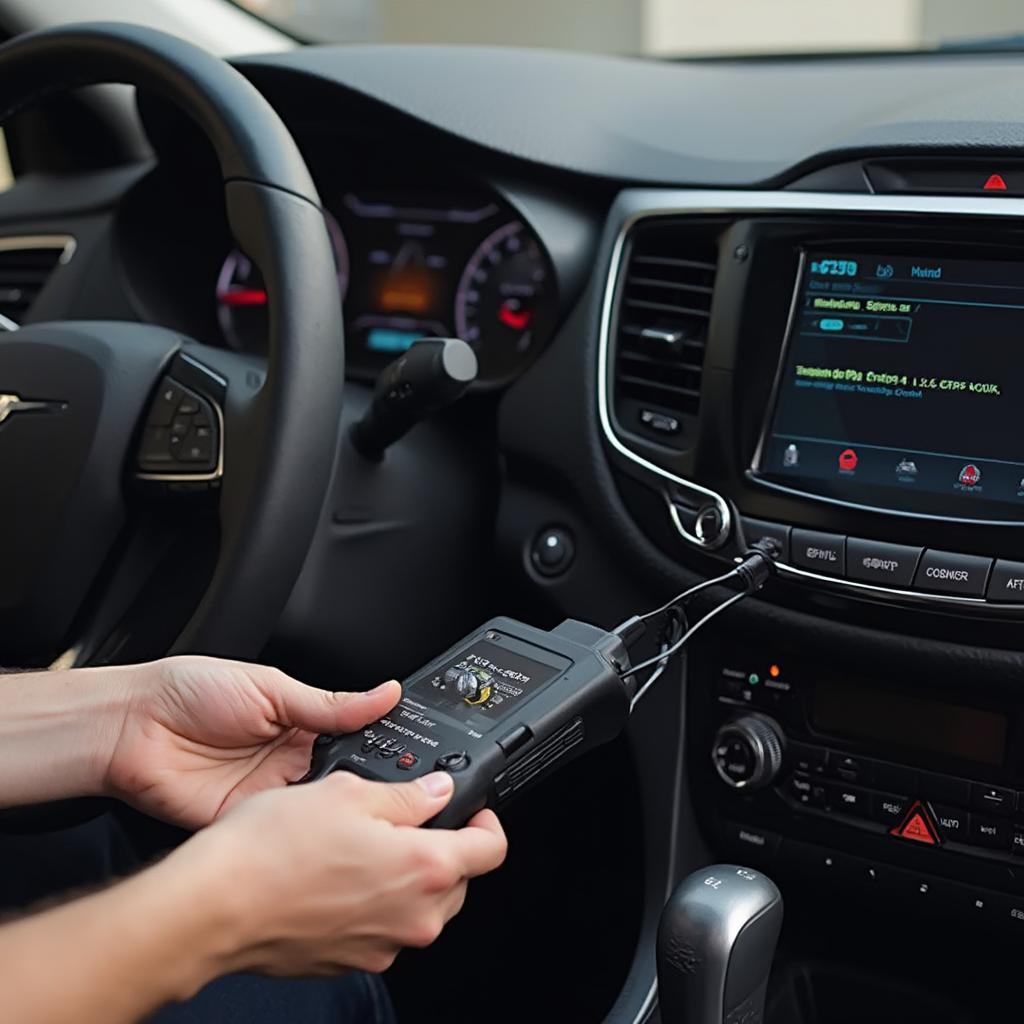 Using the CR319 OBD2 Scanner to Diagnose a Car Problem