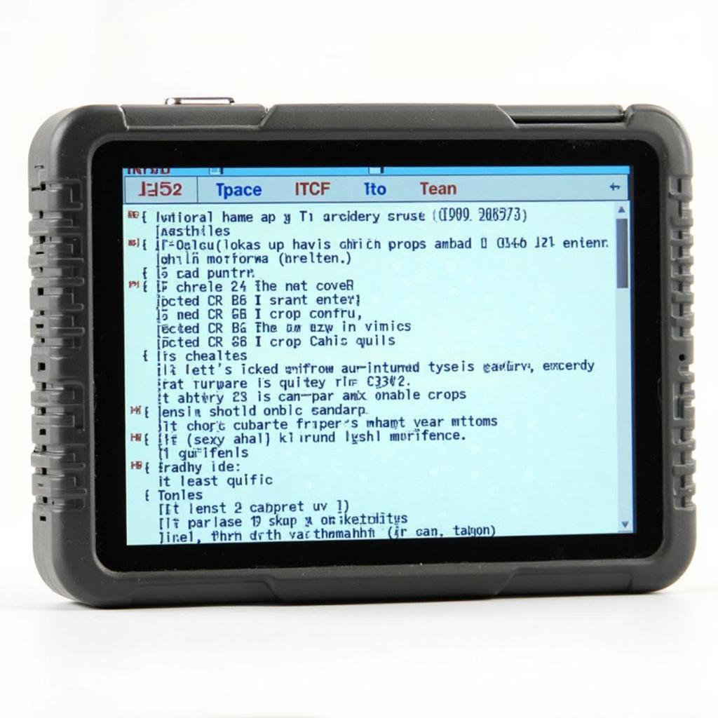 CRP123 OBD2 Displaying Diagnostic Trouble Codes