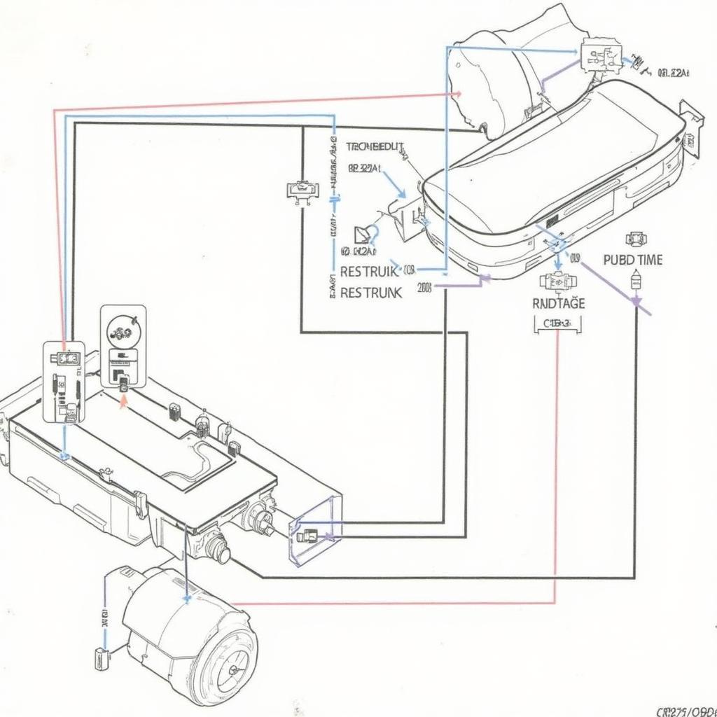 CRX OBD0 OBD2 Harness Diagram