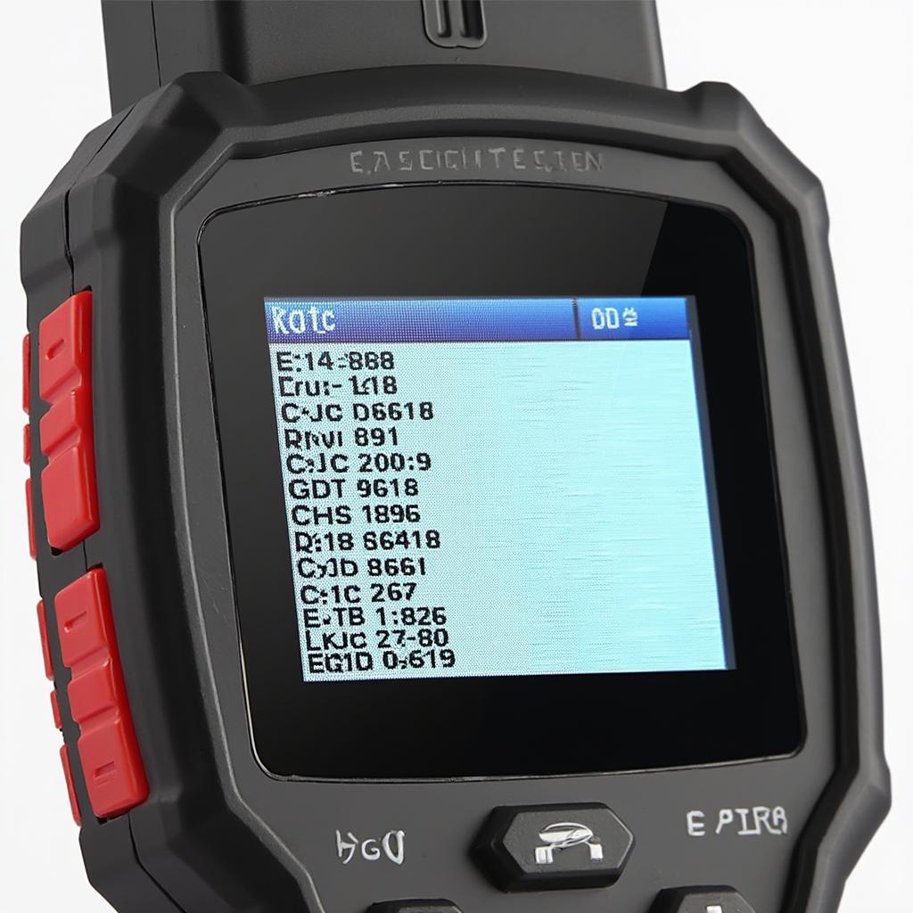 CY3001 OBD2 Displaying Diagnostic Trouble Codes