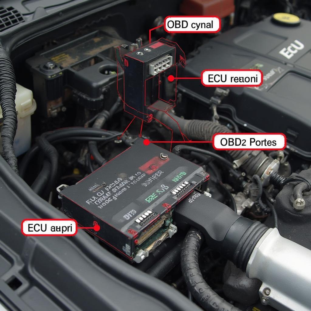 D15B OBD2 ECU Location