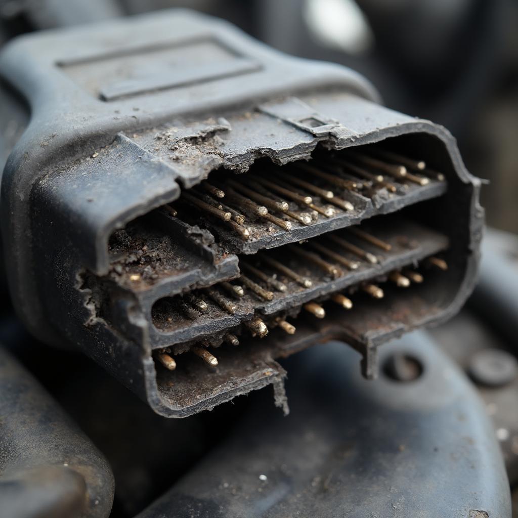 Damaged OBD2 Connector