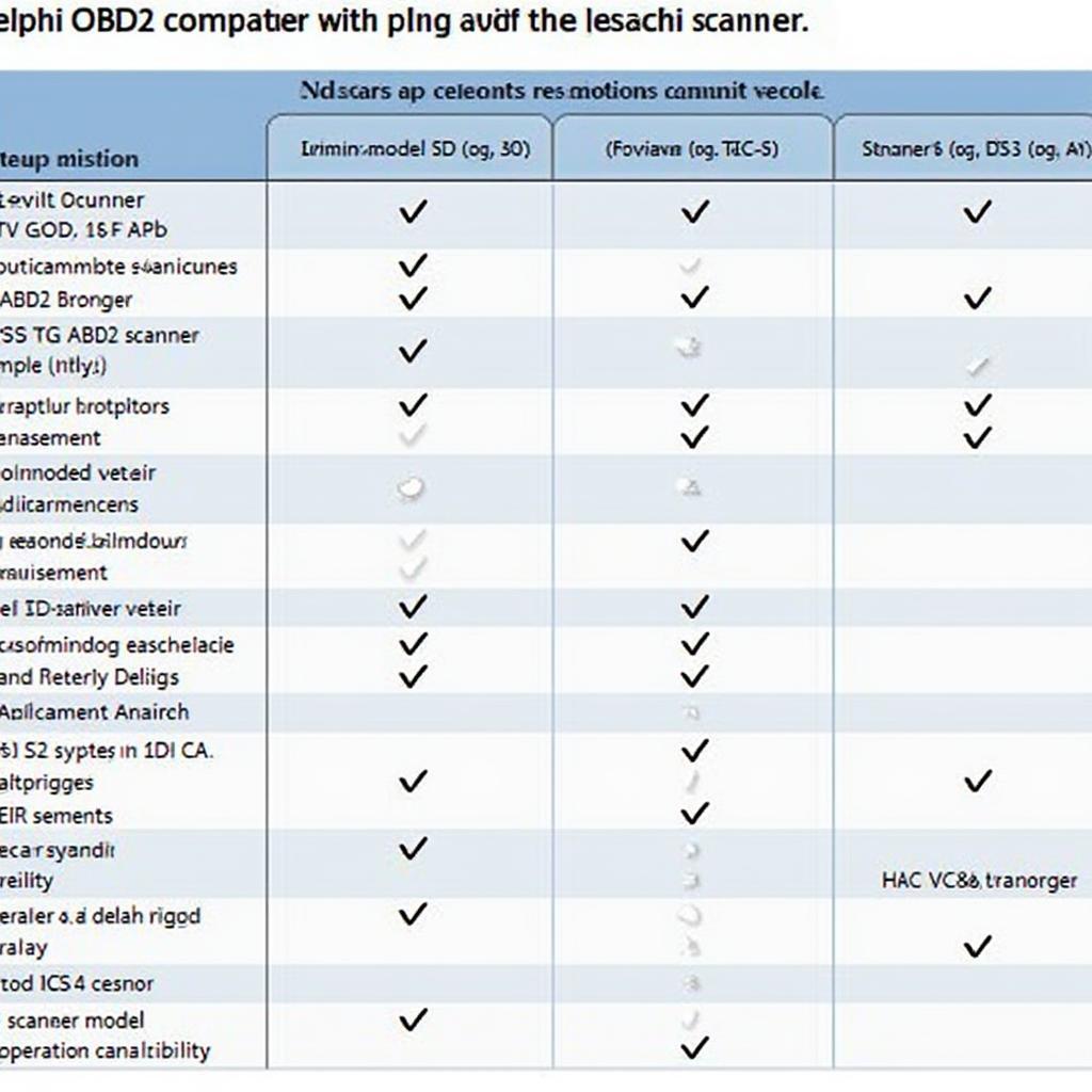 Delphi Software Compatibility Chart