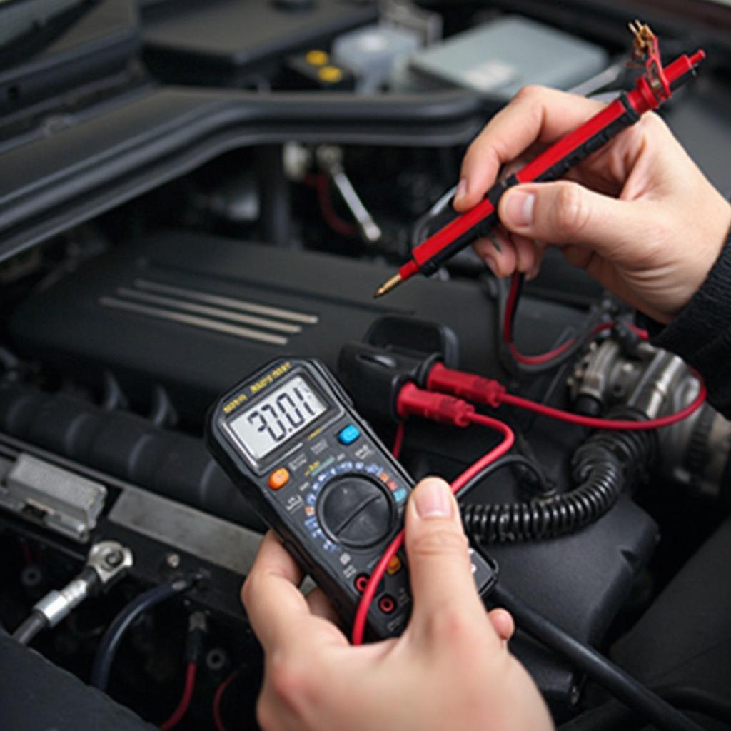 Diagnosing BMW OBD2 Code 0412 with a Multimeter