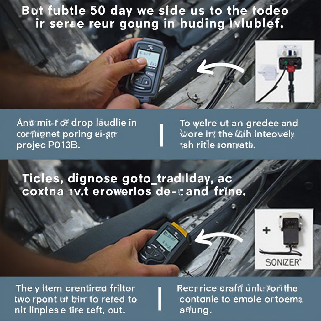 Diagnosing OBD2 Code P013B with an OBD2 Scanner