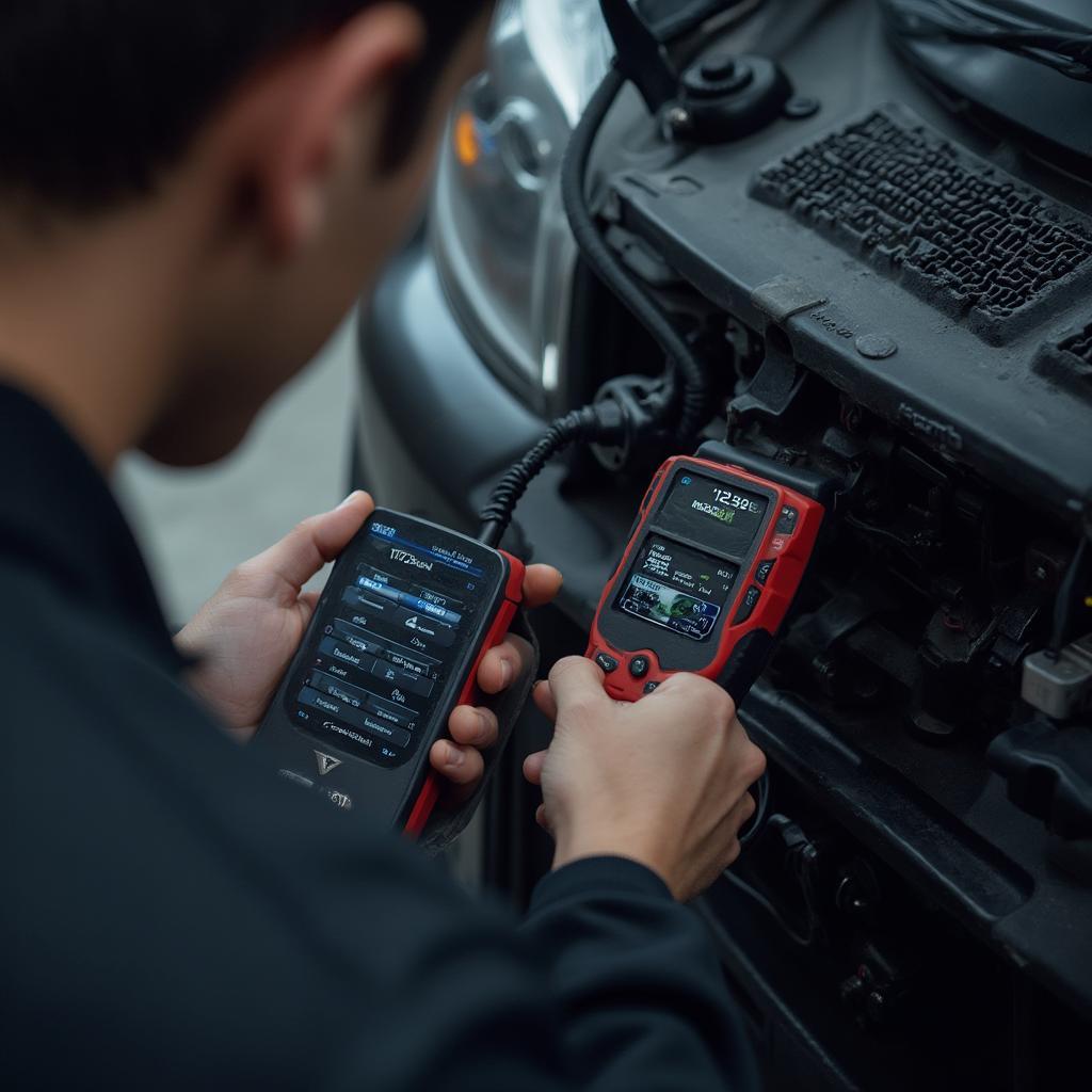 Diagnosing OBD2 P1229 with an OBD2 Scanner