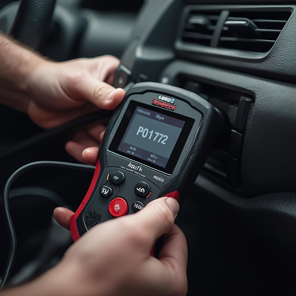 Using an OBD2 Scanner to Diagnose P0172