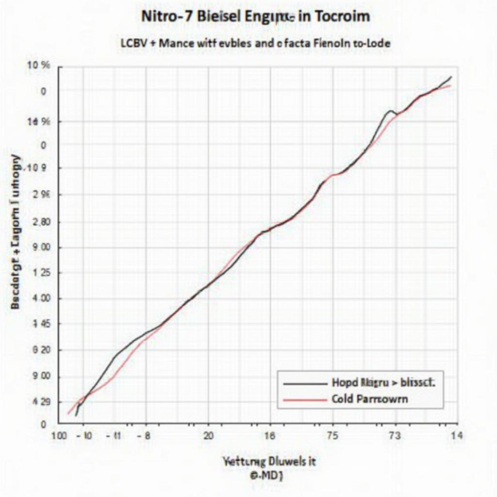 Diesel engine performance graph with and without Nitro OBD2