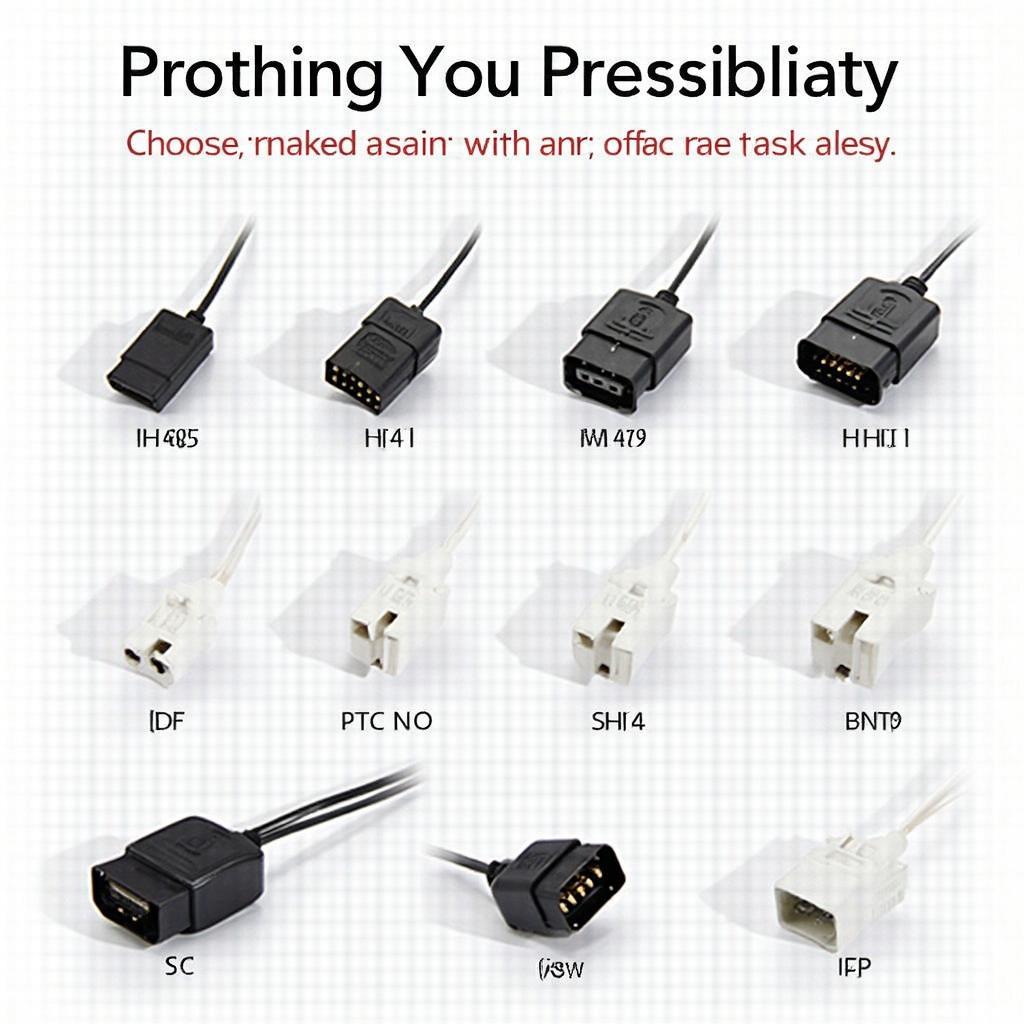 Various AutoEnginuity OBD2 Adapters for Different Vehicle Makes and Models