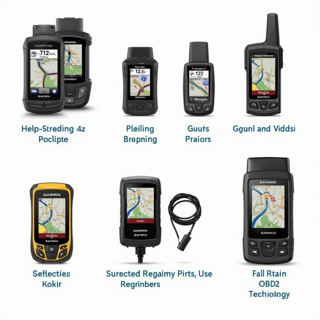 Various Garmin Mechanic OBD2 Scanners