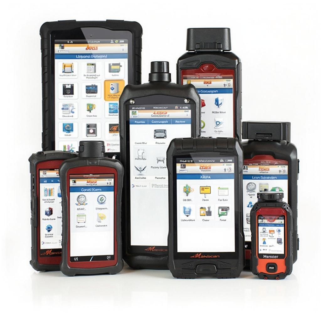 Various Maxiscan OBD2 Scanner Models