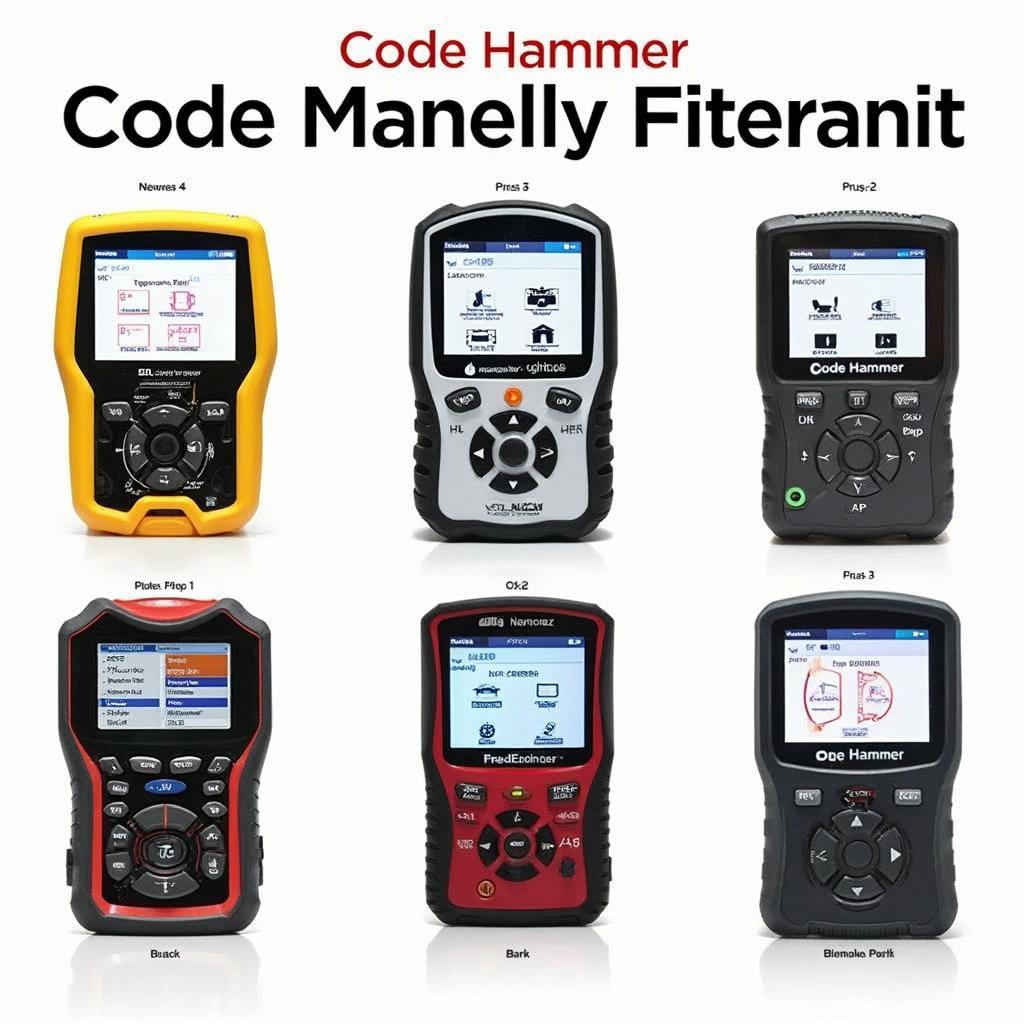 Various Napa Code Hammer OBD2 Code Readers