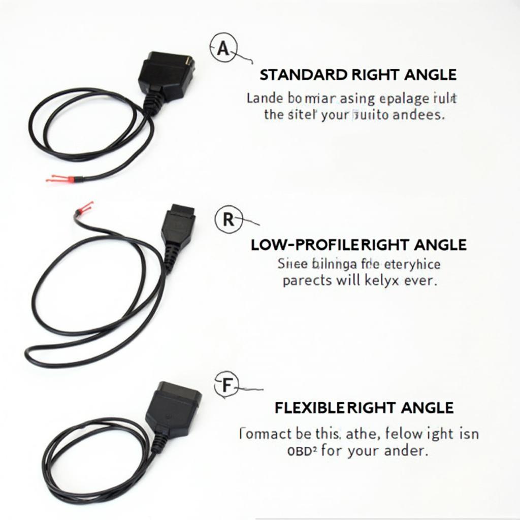 Different Types of OBD2 Extension Cables