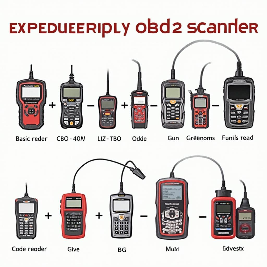 Various Types of OBD2 Scanners for VW Tiguan