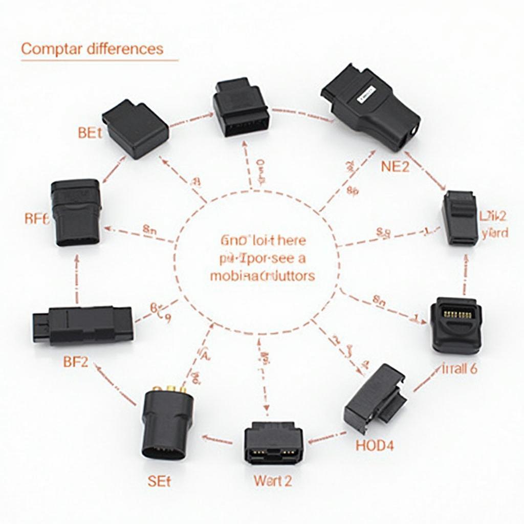 Different types of BT OBD2 adapters