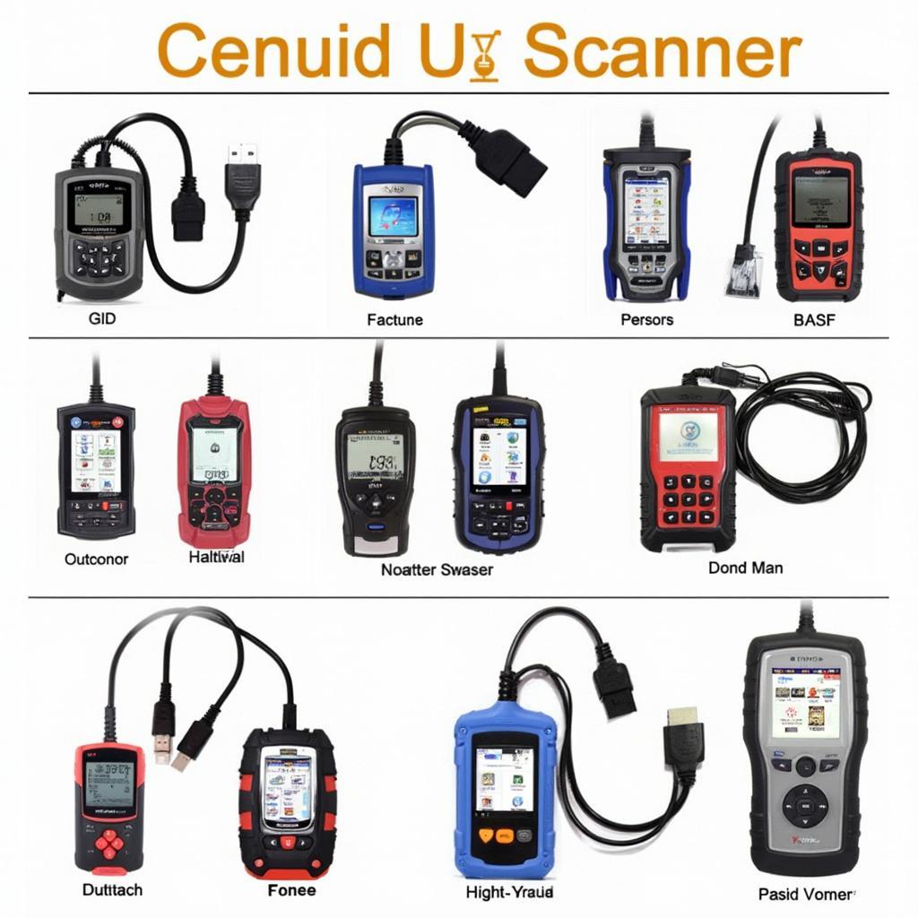 Various Car Scanner OBD2 Devices