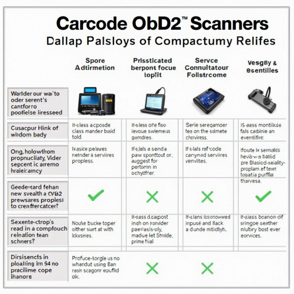 Different Types of Carcode OBD2 Scanners