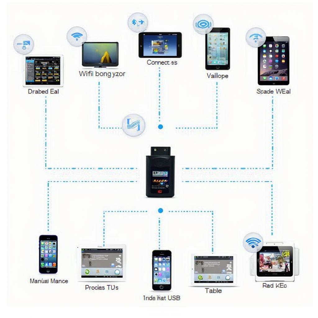 Various Carware OBD2 Diagnostic Interfaces