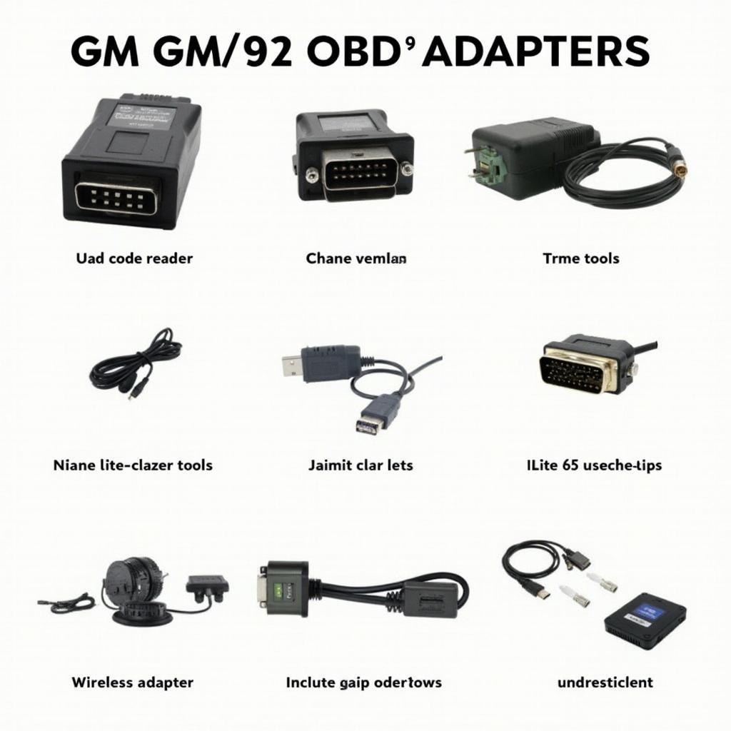 Different Types of GM OBD2 Adapters