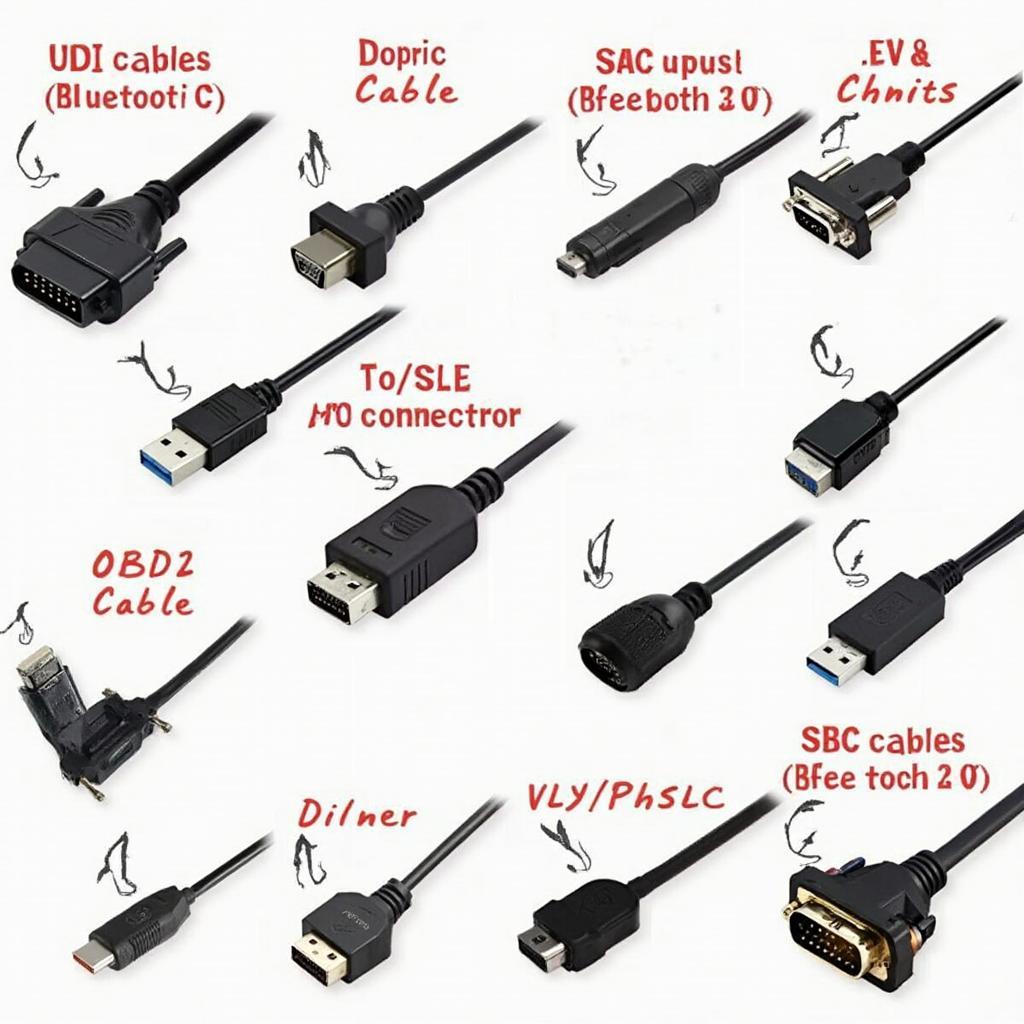 Various Types of OBD2 Cables