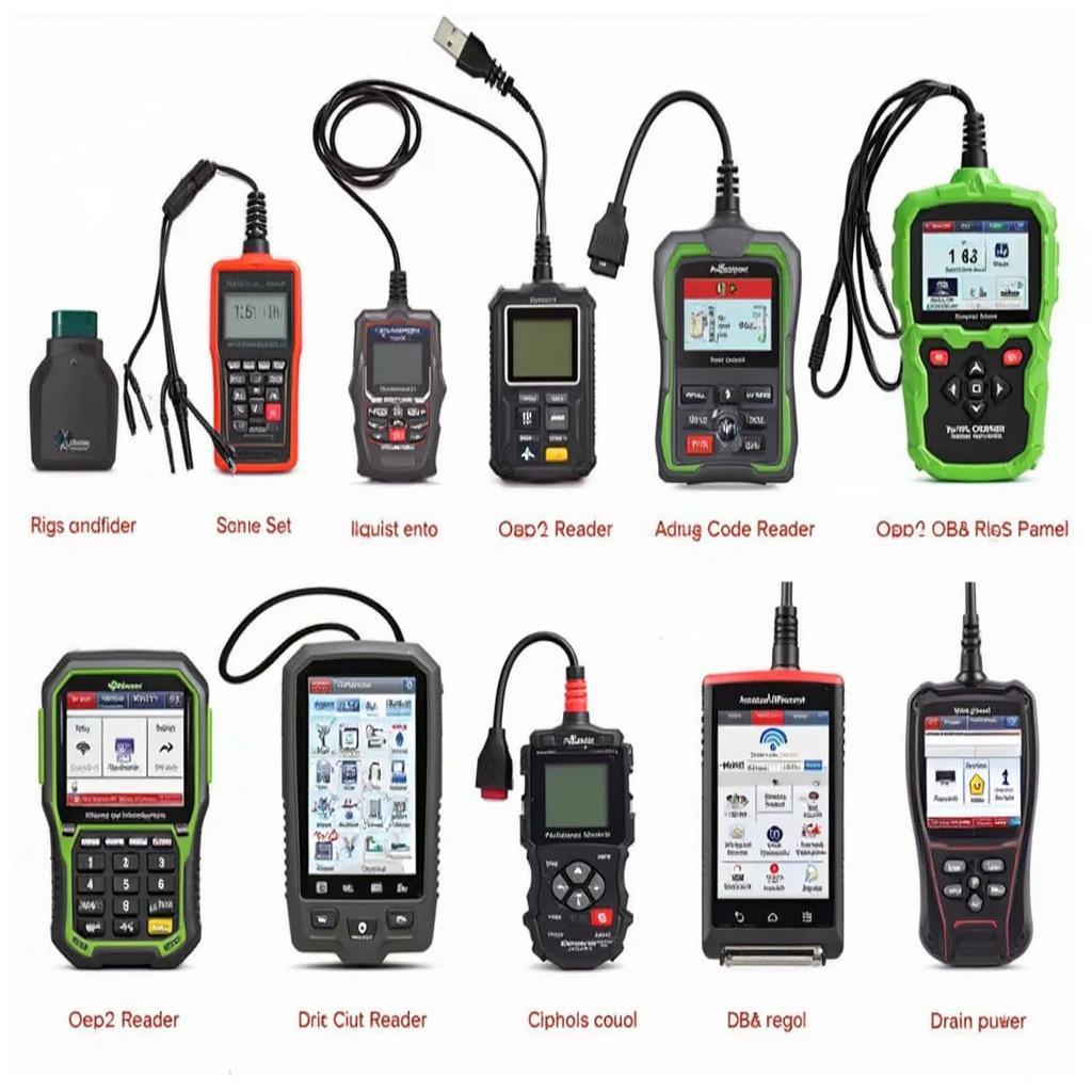 Various OBD2 Scanners