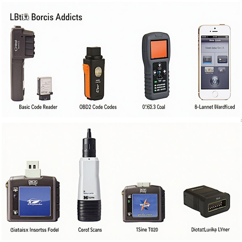 Various OBD2 Scanners and Adapters