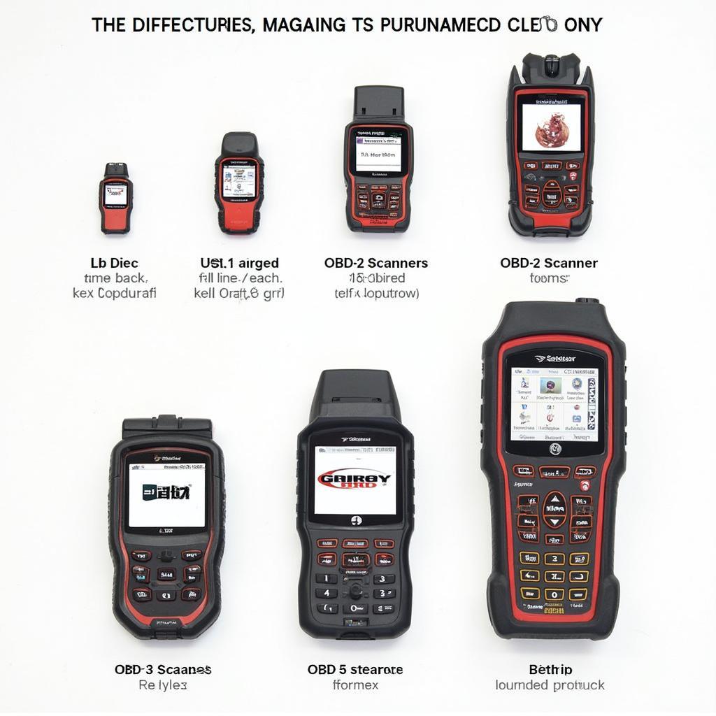 Various OBD2 Scanners for Different Needs